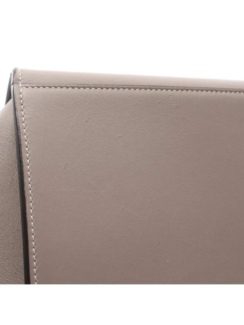 Celine Handbag Trapeze Grey Leather - Picture 7 of 15